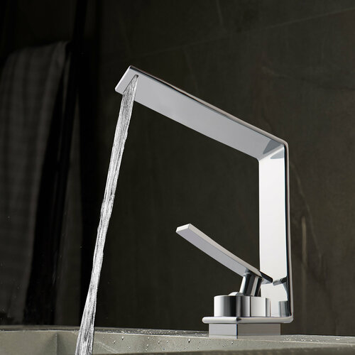 Смеситель для ванны, смеситель для раковины в ванную, смеситель на кухню, угол,250MM, серебро