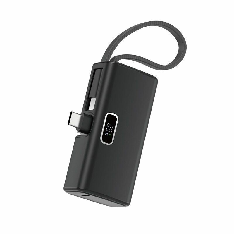 Wiwu Внешний аккумулятор Espresso Mini Power Bank Wi-P044, 5000 mAh, черный