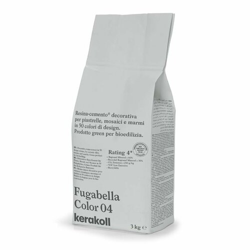 фото Затирка для плитки полимерцементная kerakoll fugabella color (3кг) 04