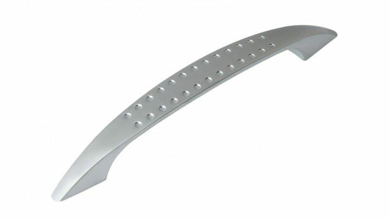 Мебельная ручка скоба 4/96 Хром матовый