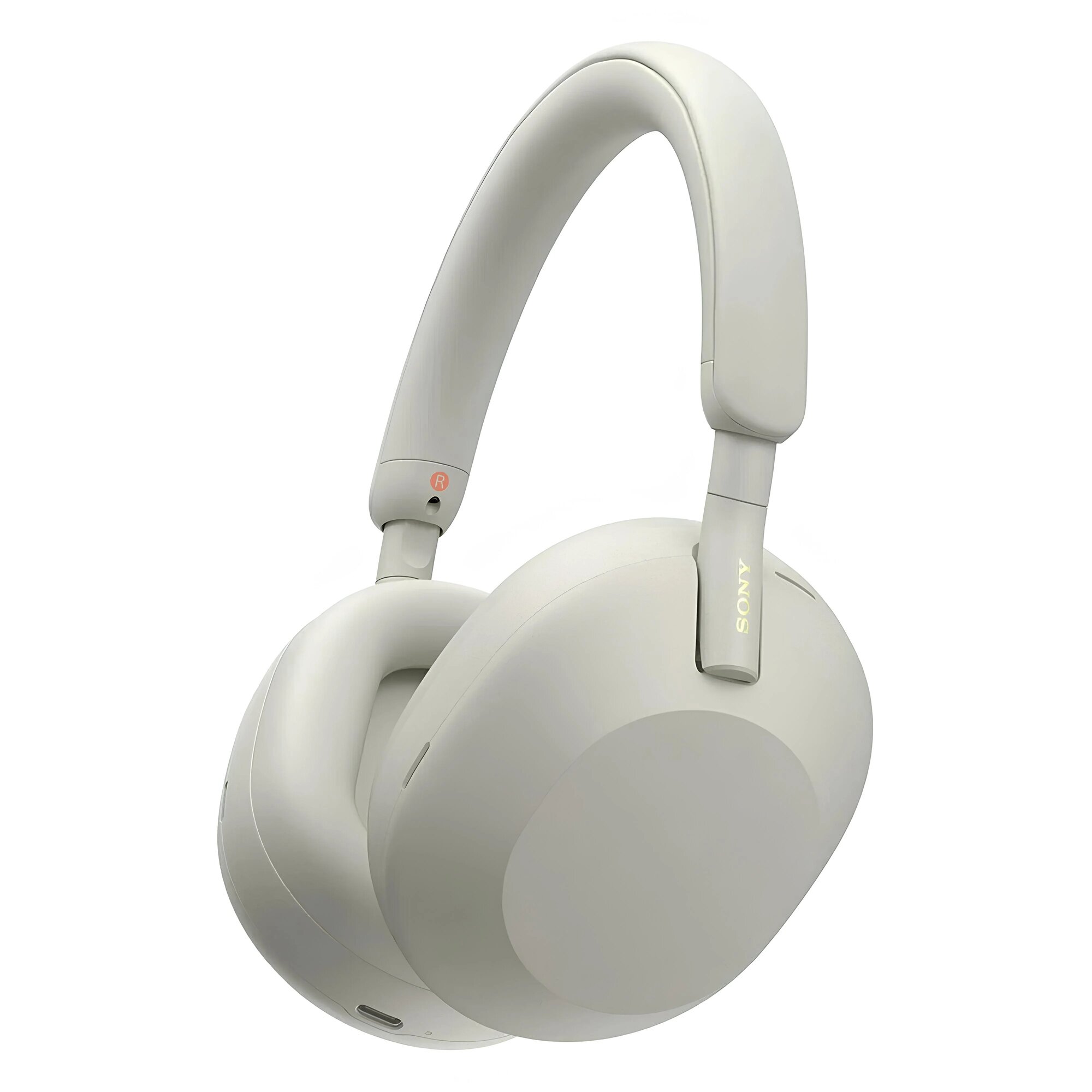 Наушники Sony WH-1000XM5 Platinum, беспроводные, шумоподавление, серебристые