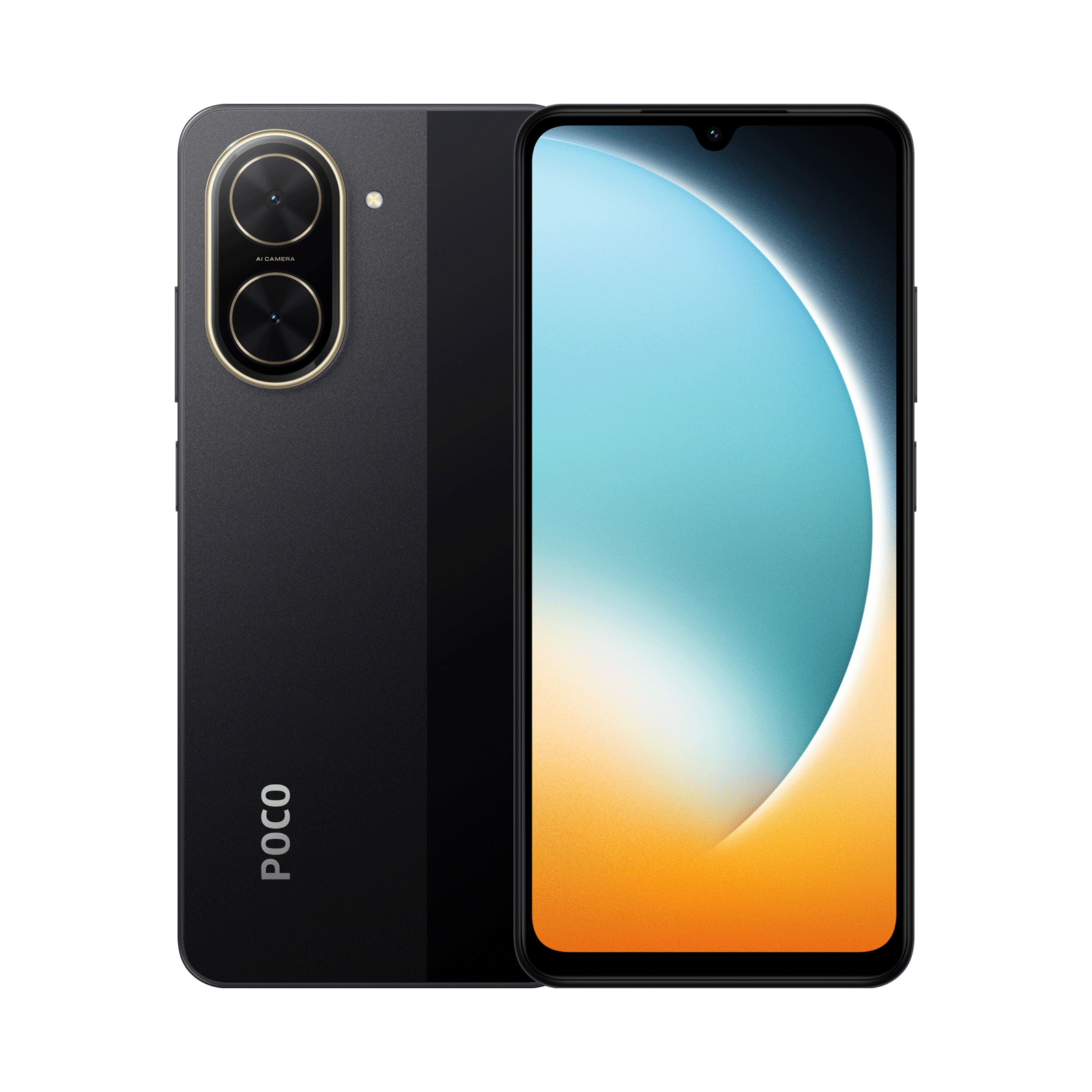 Смартфон POCO C71, 4/128ГБ, Ростест, Midnight Black, Черный, Android