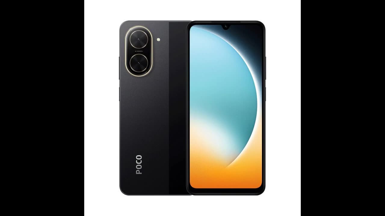 Смартфон POCO C71, 4/128ГБ, Ростест, Midnight Black, Черный