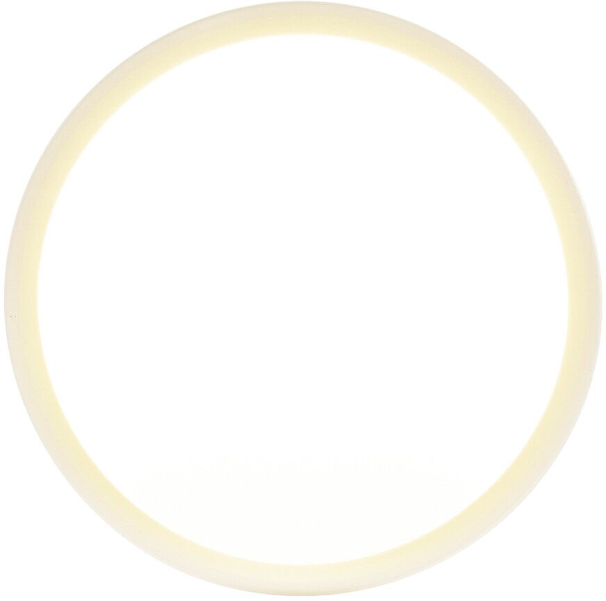 Светодиодный светильник-панель в форме круга / Накладная светодиодная круглая панель с изолированным драйвером / Встраиваемое LED освещение для внутренних помещений / PF 0.5 / 10Вт / ТБ 2700К / 800Лм  - фотография № 9