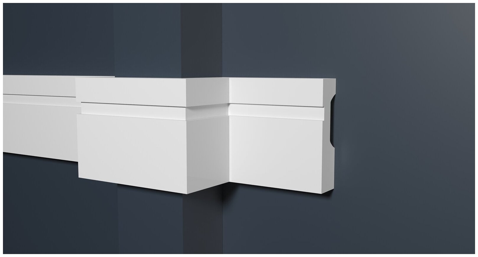 Молдинг Decor-Dizayn арт. DD01 ( д. 2000 x в. 70 x ш. 19 мм. )