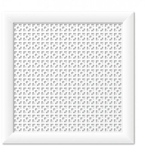 Экран для радиатора Стильный Дом Дамаско 60х60 см, белый v545660