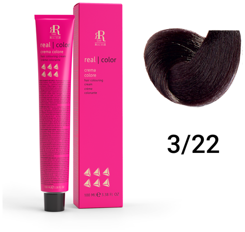 RR Line крем-краска Color Cream, 3.22 темный шатен интенсивный фиолетовый