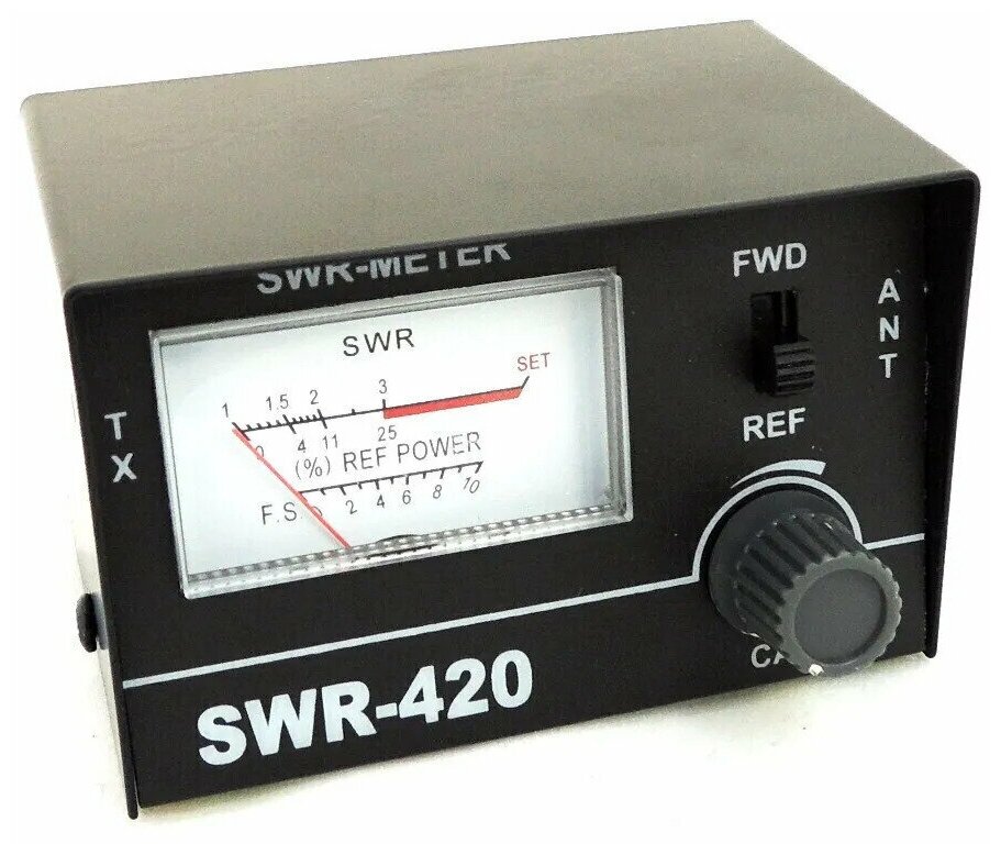 Комплект для настройки антенн 27 МГц (КСВ-метр Optim SWR-420 + кабель PL-PL 05 м)