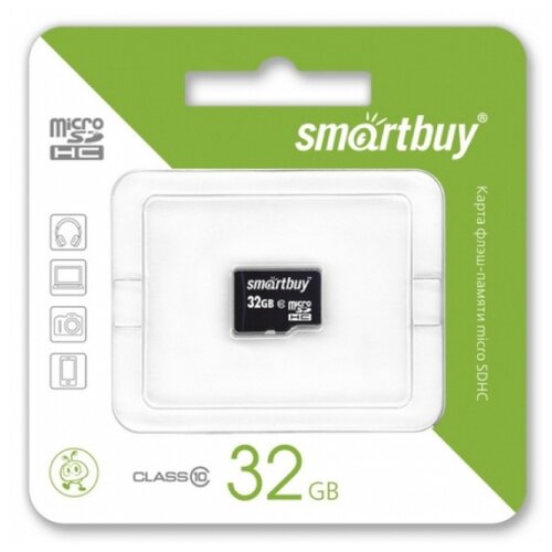 Карта памяти Smartbuy MicroSDHC 32Gb Class 10 карта памяти smartbuy microsdhc 32gb class10 uhs i