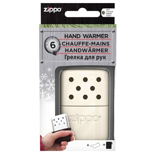 грелка zippo 6 hour hand warmer Каталитическая грелка ZIPPO алюминий Pearl на 6 ч