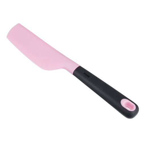 фото Лопатка-нож satoshi малибу 33х5см, силикон, розовая satoshi kitchenware