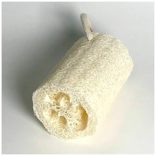 Мочалка для тела натуральная из люфы 10 см.