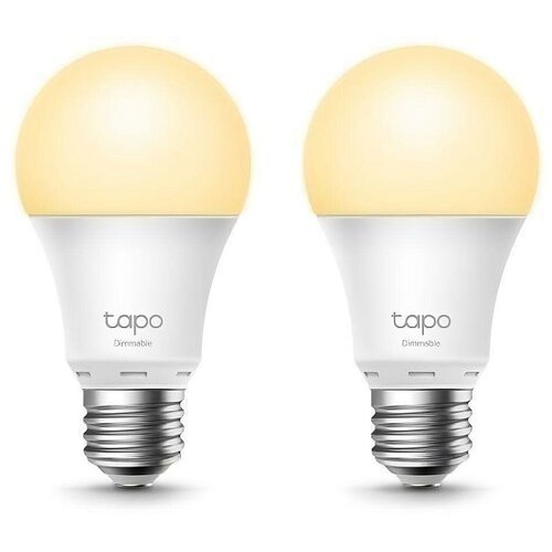 TP-Link Tapo L510E Smart Wi-Fi Light Bulb, Dimmable, E27 base, 2700K, 220V, 50/60 Hz, 60W Equivalent, Energy Class A+, 2.4GHz, 802.11b/g/n, Tapo APP, tp link re550 ac1900 wi fi range extender intelligent signal light access control power schedule led control re ap mode onemesh
