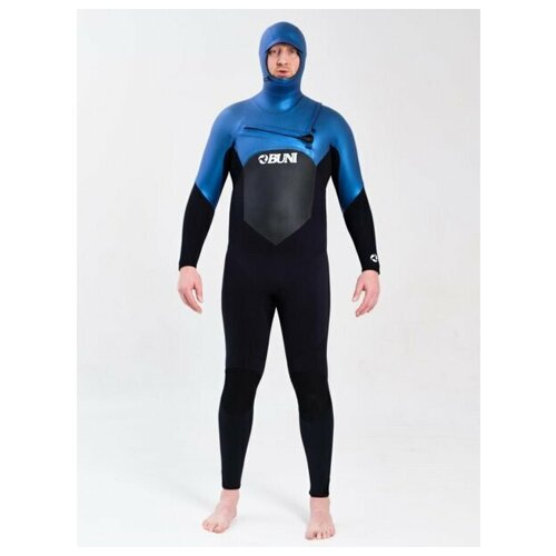 Гидрокостюм с шлемом 5/4/3 мм ACTIVE молния Front-Zip BUNI для серфинга (M (50) рост 172-180)