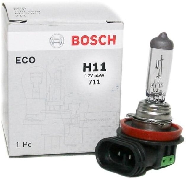 Автолампа BOSCH Н11 55W ECO Bosch, 1987302806