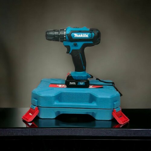 Шуруповерт аккумуляторный 144V 2 АКБ Makita в кейсе с оснасткой многофункциональный Макита для сверления и закручивания 450000₽