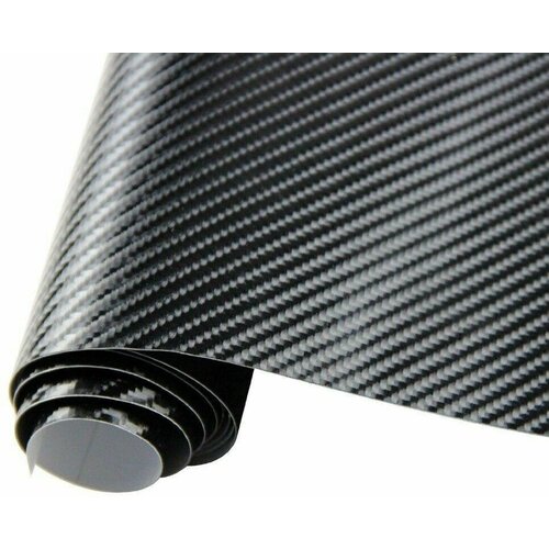 Виниловая пленка 4D карбон черный 100 х 150см, самоклеящаяся карбоновая 4Д