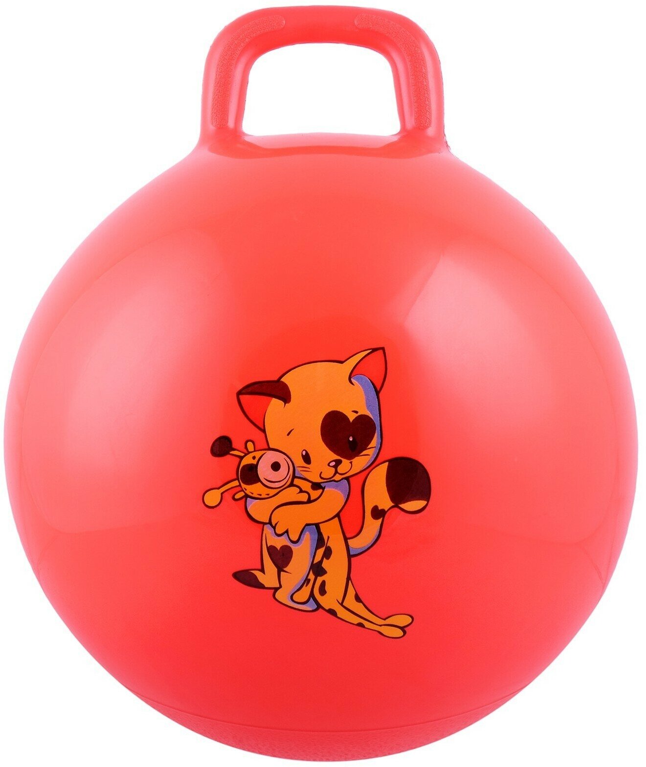 Мяч-прыгун с ручкой ZABIAKA, d=45 см, 350 г, цвета микс
