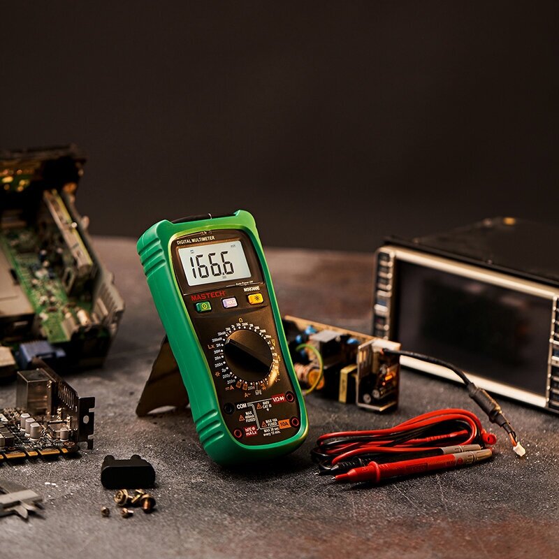 Мультиметр Mastech MS8360E с измерением емкости и индуктивности, прозвонка цепи - фотография № 3