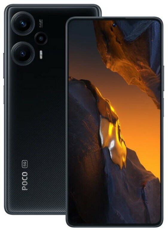 Xiaomi Смартфон Xiaomi POCO F5 12/256GB Global (12 ГБ, 256 ГБ, нет, Чёрный, Global)