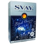 Чай черный Svay Black Variety Новый год ассорти в пирамидках подарочный набор - изображение
