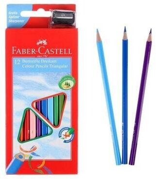 Карандаши цветные Faber-Castell Eco с точилкой 12 шт. - фото №8