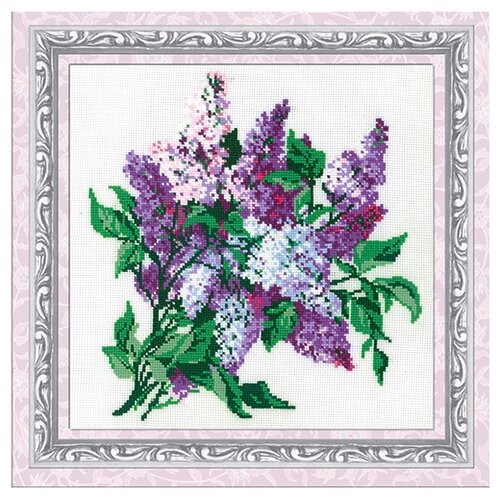 фото 242 набор для вышивания riolis 'сирень', 40*40 см риолис