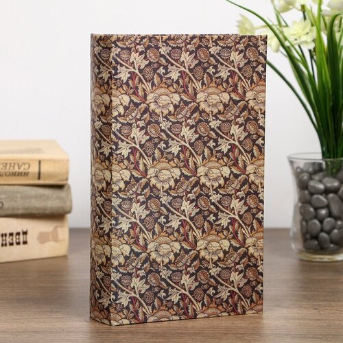 SUI Сейф-книга дерево под шёлк Чертополох 21х13х5 см 1700₽