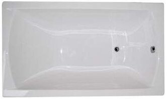 Акриловая ванна Marka One MODERN 130x70 см Прямоугольная Белая 01мод1370