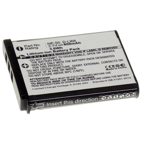фото Аккумулятор ibatt ib-u1-f398 800mah для fujifilm xf1, finepix real 3d w3, finepix f660exr, finepix f500exr, finepix f770exr, finepix f200exr, finepix f750exr, finepix xp150, finepix f50fd, finepix f550exr,