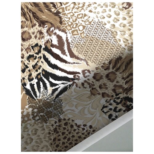 фото Натяжная простынь на резинке сказка "сафари" натяжная 180х200 (180*200) см. натяжная простыня на резинке, 100% хлопок.