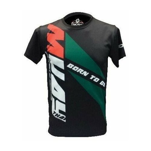 Футболка Born to be Muaythai, размер 48, черный