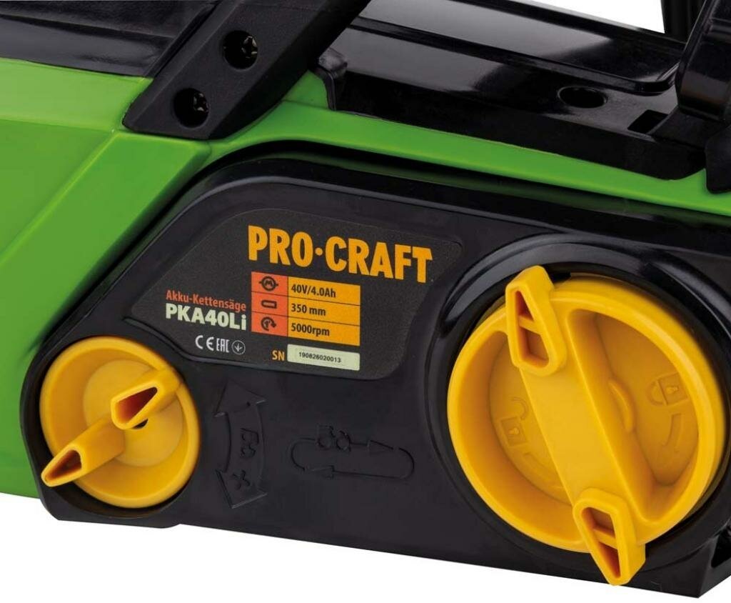 Аккумуляторная цепная пила Procraft PKA40Li - фотография № 4