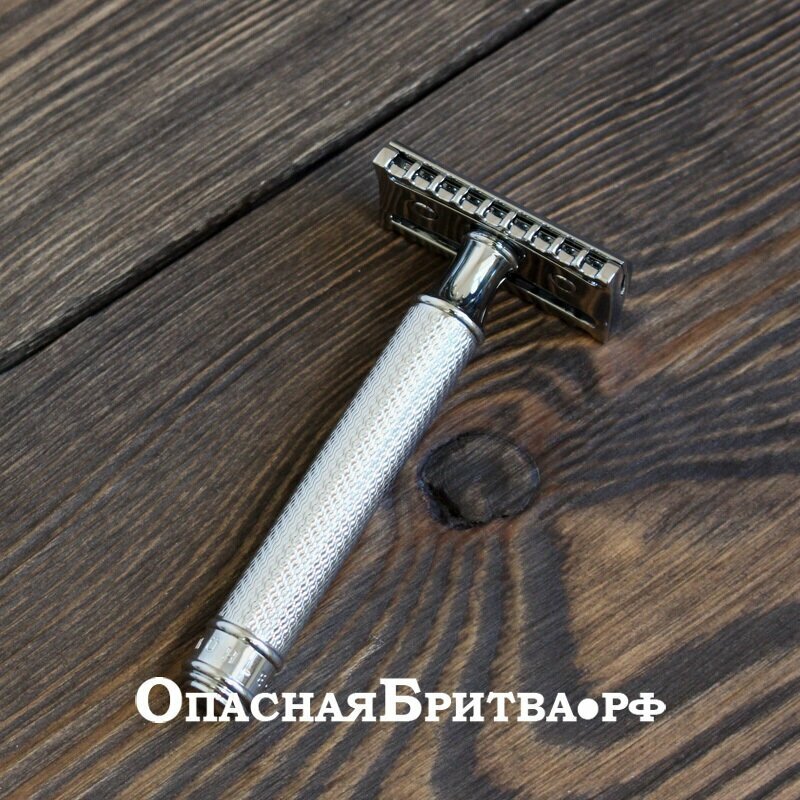 Т-образная бритва MUEHLE TRADITIONAL, хром, open comb - фото №7