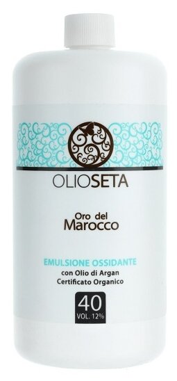 Barex Окисляющая эмульсия с аргановым маслом Olioseta Oro Del Marocco 12 %, 750 мл