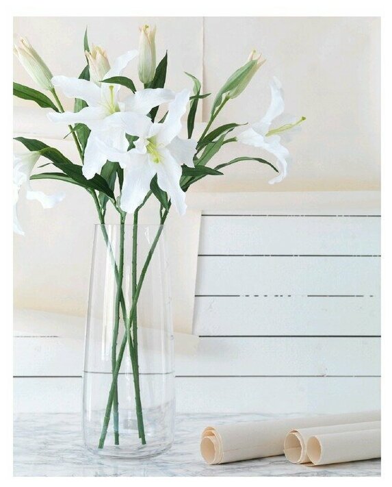 Ваза икеа берэкна, прозрачное стекло — фото 1