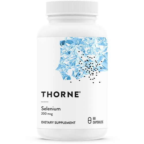 Селен, Selenium, Thorne Research, 60 капсул