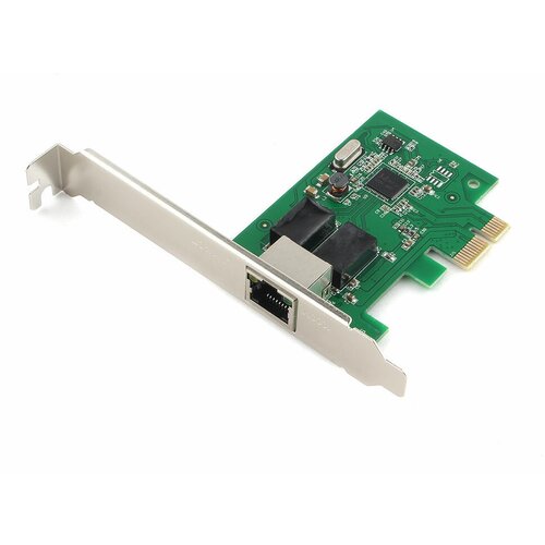 Сетевой адаптер Gembird NIC-GX1 1g 2 5g pci express сетевой адаптер rtl8125 один порт jr45 2500 1000 мбит с ethernet lan карта nic поддержка windows linux mac