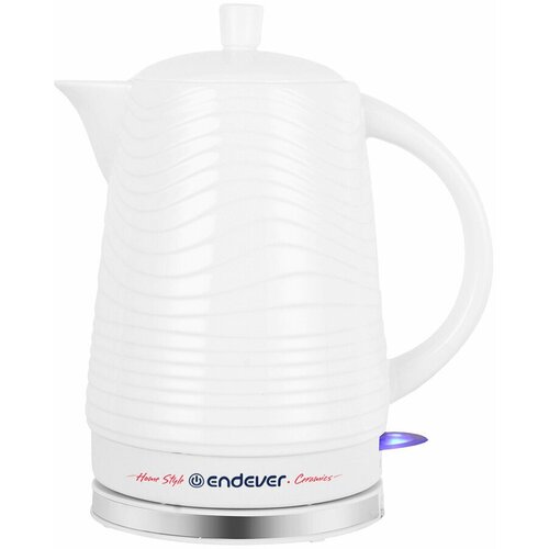 Чайник ENDEVER KR-460C, белый чайник endever kr 440c белый