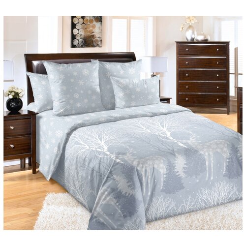 фото Текс-дизайн постельное белье tropiki dolina цвет: серый br09095 (1,5 спал.)