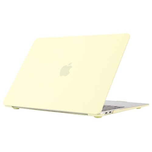 фото Чехол gurdini macbook pro retina 13" (2016-2020 year with touchbar) пластик лимонный крем