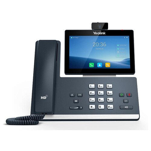 YEALINK SIP-T58W with camera, видеотерминал, Android, WiFi, Bluetooth, GigE, CAM50, без бп, шт [SIP-T58W WITH CAMERA] voip телефон yealink sip t58w with camera черный
