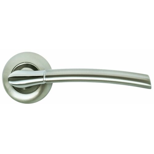 Ручка дверная Rucetti (Ручетти) RAP 6 SN/CP Цвет - Белый никель/Хром