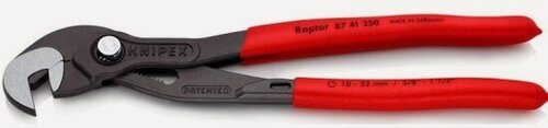 Изображение товара Клещи переставные-гаечный ключ Knipex 8741250 Raptor, черненые, 250 mm