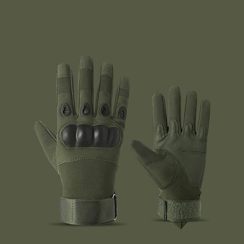 Перчатки для охоты и рыбалки зеленые XL