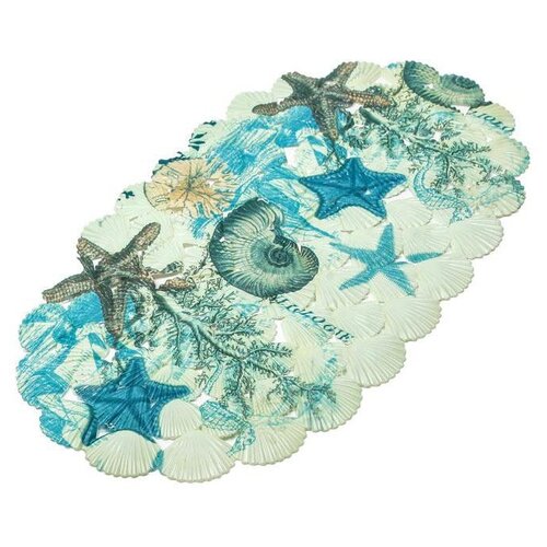 фото Коврик для ванны доляна "ракушки" (1275494)