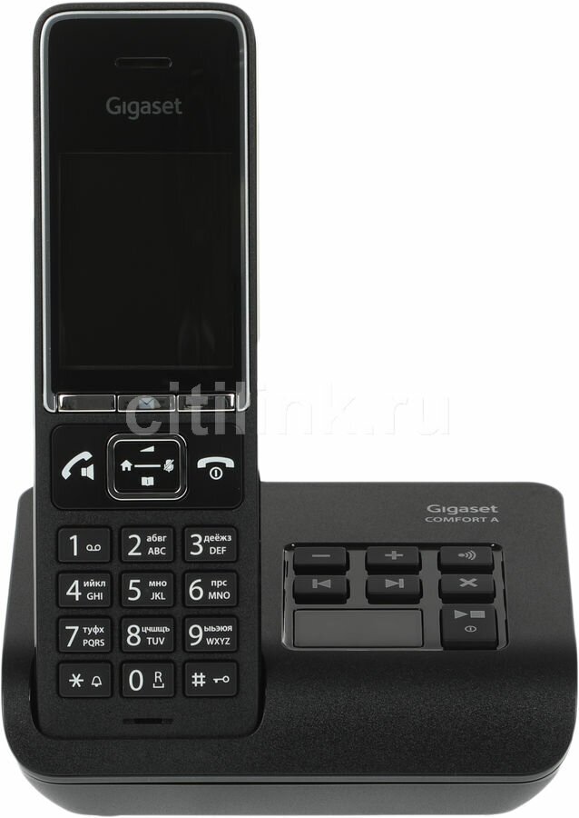 Радиотелефон DECT с автоответчиком Gigaset Comfort 550A RUS Black