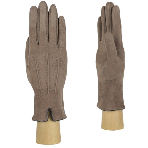 фото Перчатки fabretti, размер 7, бежевый