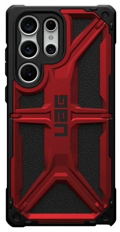 Чехол Urban Armor Gear (UAG) Monarch Series для Samsung Galaxy S23 Ultra, цвет Красный (Crimpson)