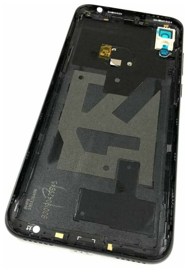 Задняя крышка ORIGINAL для Huawei Y6 2019 в сборе со сканером отпечатков Черный (Modern Black)